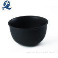 Wholesale Black Small Cute On-glazed Ceramic Bowl